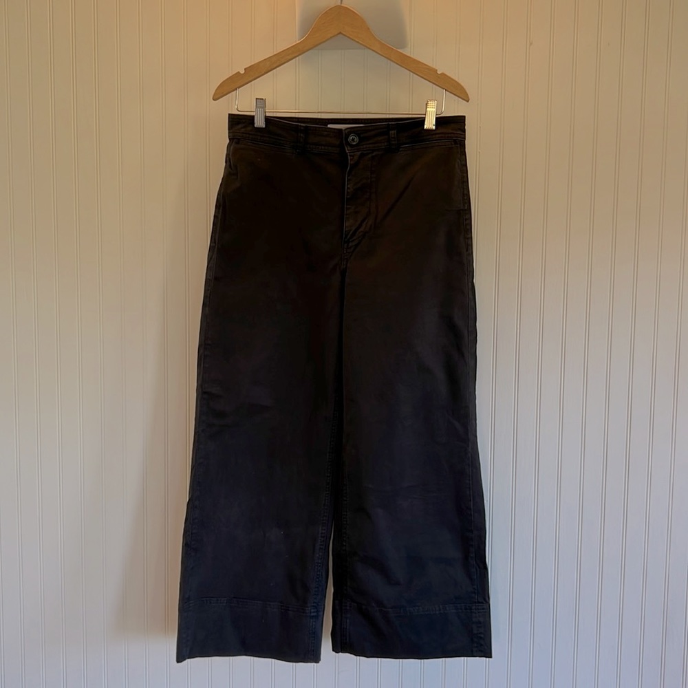 Everlane - Lightweight Wide-Leg Cropped Chino - 8